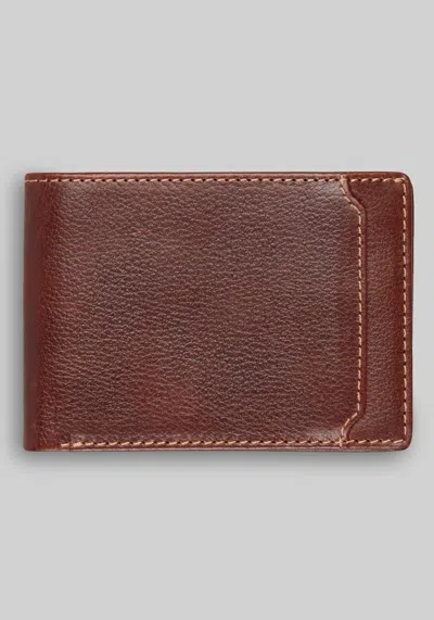 Jos. A. Bank Men's  Slim Fold Rfid Wallet At  In Brown