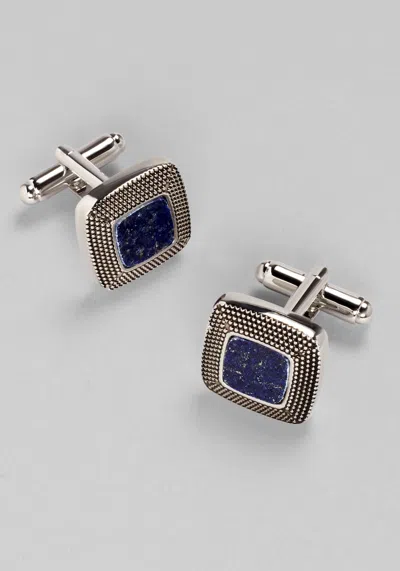 Jos. A. Bank Men's  Square Granulated Lapis Cufflinks At  In Blue