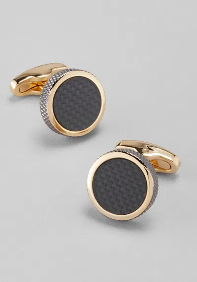 Jos. A. Bank Men's  Tonal Motif Cufflinks At  In Gold/black