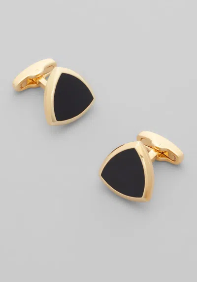 Jos. A. Bank Men's  Triangle Black Onyx Cufflinks At  In Gold