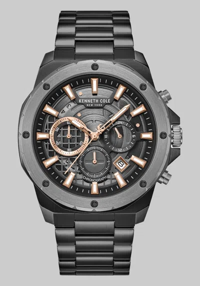 Jos. A. Bank Men's Kenneth Cole New York Hollis Chronograph Bracelet Watch At  In Black