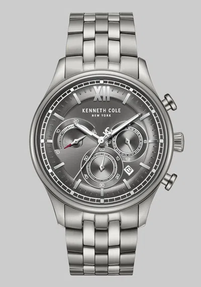 Jos. A. Bank Men's Kenneth Cole New York Varick Chronograph Bracelet Watch At  In Metal Gunmetal