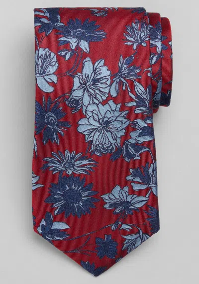 Jos. A. Bank Men's Reserve Collection Floral Tie At  In Red