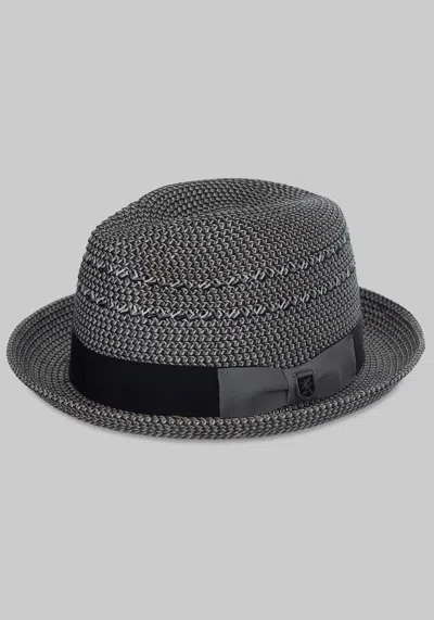 Jos. A. Bank Men's Stacy Adams Asher Paper Braid Fedora At  In Black