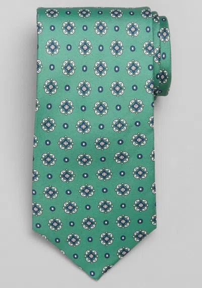 Jos. A. Bank Men's Traveler Collection Simple Retro Neat Tie At  In Green