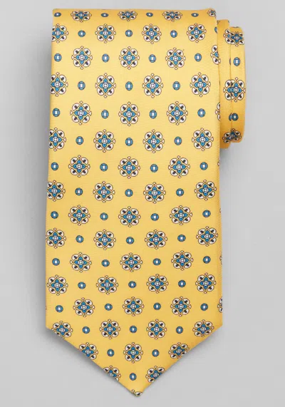 Jos. A. Bank Men's Traveler Collection Simple Retro Neat Tie At  In Yellow