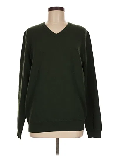Pre-owned Jos. A. Bank Pullover Sweater In Green