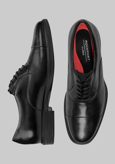 Jos. A. Bank Rockport Men's Keefe Cap Toe Oxfords At  In Black