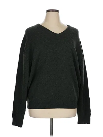 Pre-owned Jos. A. Bank Wool Pullover Sweater In Green