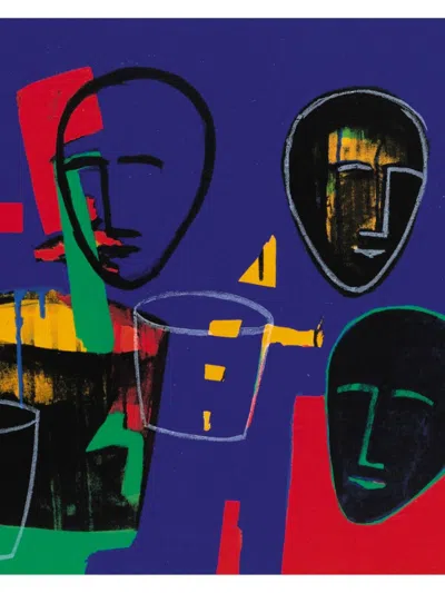 Jose Artur Sobral Centeno ''cruzados Ii'' Screenprint On Paper, 20'' X 28'' In Neutral