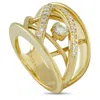 Jose Hess 18k Yellow Gold 0.64ct Diamond Ring Jh10-102825 In Gold