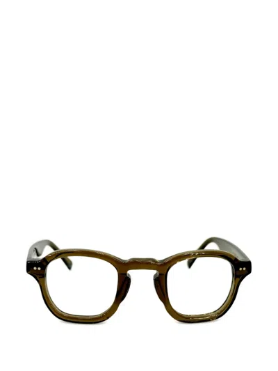 Josef Miller Marius Round-frame Glasses In Brown