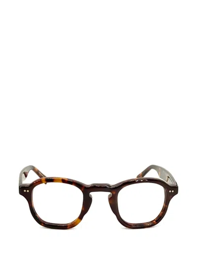 Josef Miller Mariusround-frame Glasses In Brown