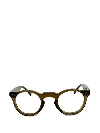Josef Miller Melvin Round-frame Glasses In Brown