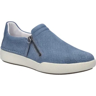 Josef Seibel Claire Side Zip Sneaker In Blue