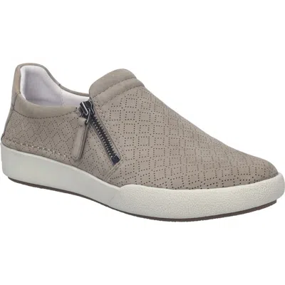 Josef Seibel Claire Side Zip Sneaker In Gray