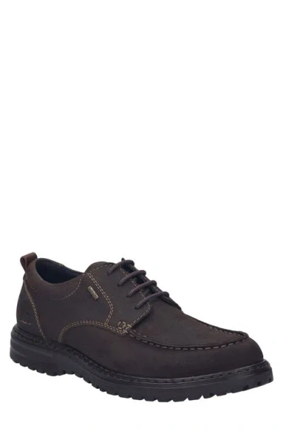Josef Seibel Erroll 62 Waterproof Lugged Moc Toe Derby In Black
