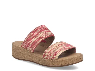 Josef Seibel Evita 02 Wedge Sandal In Animal Print