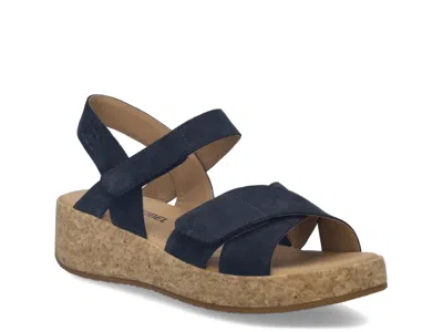 Josef Seibel Evita 03 Wedge Sandal In Multi