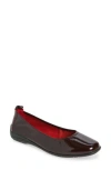 Josef Seibel Fenja 01 Flat In Burgundy