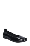 Josef Seibel Fenja 01 Flat In Black Patent
