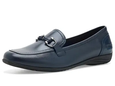 Josef Seibel Fenja 34 Women's Flat Shoes Indigo: Eu 37 (us Women's 6-6.5) M, Leather In Blue