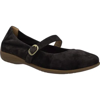 Josef Seibel Fenja 37 Leather Mary Jane In Black