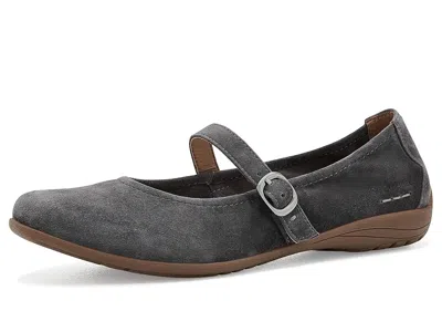 Josef Seibel Fenja 37 Women's Flat Shoes Asphalt Suede: Eu 37 (us Women's 6-6.5) M, Leather In Multi