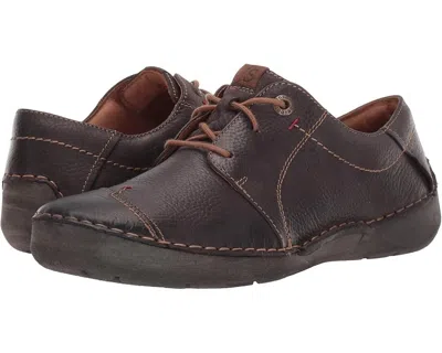 Josef Seibel Fergey 20 Sneakers Women's Titan Leather Casual Shoes Rhs4564 In Brown