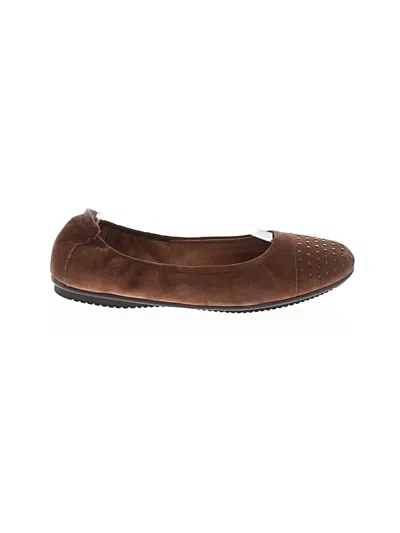 Pre-owned Josef Seibel Flats In Brown