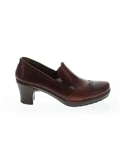Pre-owned Josef Seibel Flats In Brown