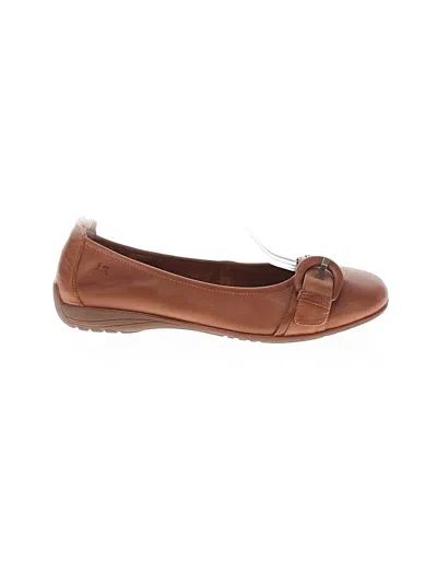 Pre-owned Josef Seibel Flats In Brown