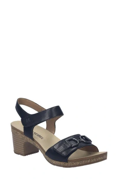 Josef Seibel Grace Ankle Strap Sandal In Black
