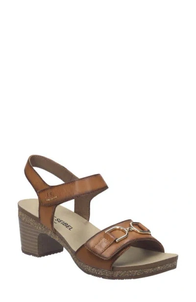 Josef Seibel Grace Ankle Strap Sandal In Brown