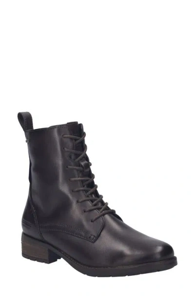Josef Seibel Kate Lace Up Bootie In Black