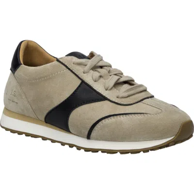 Josef Seibel Miley 01 Leather Sneaker In Beige-blk
