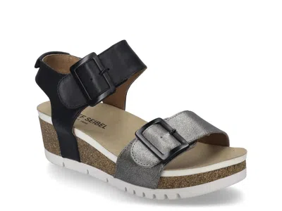 Josef Seibel Quinn 02 Wedge Sandal In Multi