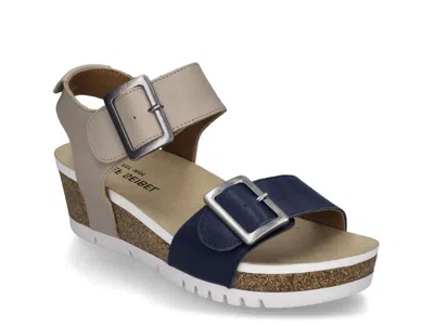 Josef Seibel Quinn 02 Wedge Sandal In Multi