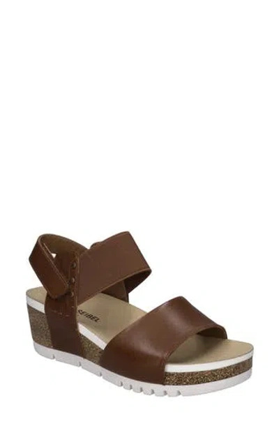 Josef Seibel Quinn Platform Wedge Sandal In Brown
