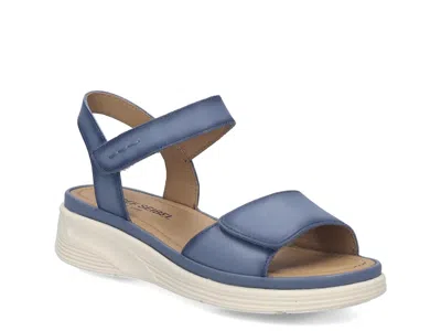 Josef Seibel Sevran 01 Wedge Sandal In Black