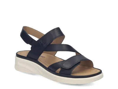 Josef Seibel Sevran 05 Wedge Sandal In Animal Print