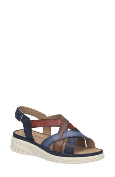 Josef Seibel Sevran Strappy Sandal In Gray