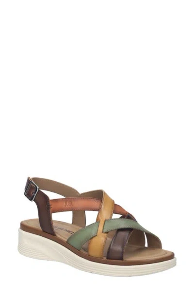 Josef Seibel Sevran Strappy Sandal In Green