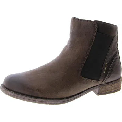 Josef Seibel Sienna 45 Womens Leather Short Ankle Boots In Brown