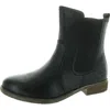 Josef Seibel Sienna 80 Womens Leather Distressed Ankle Boots In Black