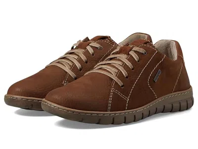 Josef Seibel Steffi 62 Sneakers Women's Us 8-8.5 Castagne Leather Shoes Khd1572