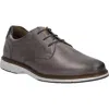 Josef Seibel Stuart 02 Perforated Leather Derby In Granite