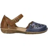 Josef Seibel Women's Rosalie 04 Sandals In Shark Kombi Leather In Multi
