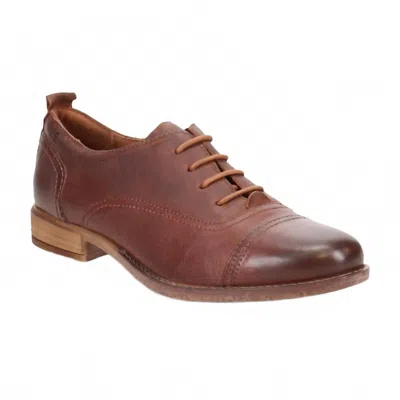 Josef Seibel Women's Sienna 85 Oxford Casual Shoe In Camel In Brown