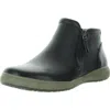 Josef Seibel Womens Laceless Leather Ankle Boots In Black